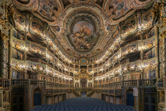Bayreuth Baroque: Markgraefliches Opernhaus Zuschauerraum (c) Achim Bunz